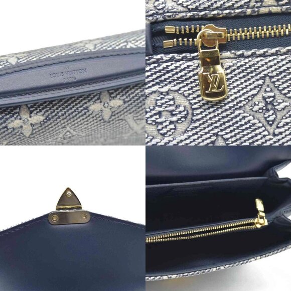 Louis Vuitton Monoglam Pochette Metis East West Blue - Picture 5 of 6
